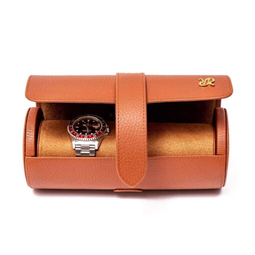 Rapport-Berkeley-Tan-Leather-3-Watch-Roll-D181