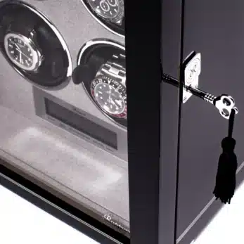 Rapport-Piano-Black-Wooden-Formula-Six-Watch-Winder-W556